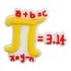 Serie de Nuevas Fórmulas Matemáticas Creativas Transfronterizas Charms para Zapatos de Goma Suave PVC Pulsera DIY con Hebilla Decorativa