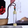 Pequena Garrafa Transparente Oca Pingente de Caixa de Medição Contendo Relíquia de Cinábrio Pingente de Garrafa Colar de Estilo Étnico para Mulheres e Homens Joias da Moda