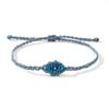 Nuevo Pulsera de Ojo Maligno Tejida a Mano con Cuerda Multicolor Ajustable, Moderna y Versátil, Popular en Europa y América