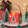 Caixa de Presente Criativa de Natal Bolsa Caixa de Presente de Doces Véspera de Natal Caixa de Embalagem de Presente de Frutas Caixa Vazia Pronta para Venda