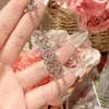 Anillo Camellia Midsummer Dream Serie Diamante Rosa para Mujer, Chapado en Oro de 18K Microincrustado Estilo Coreano Ultra Brillante Joyería de Pulsera de Lujo Ligero