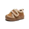 Zapatos de Algodón para Niñas 2026 Otoño Nuevo Estilo Zapatos Casuales Gruesos con Felpa para Niños Niños Medianos y Grandes Zapatos Peludos Cálidos para Niñas