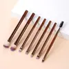 Corrector y Polvo Suelto de Larga Duración, Set de 7 Brochas de Maquillaje, Colorido, Incluye 12 Brochas para Rubor y Sombras de Ojos, Modelo Transfronterizo de Temu