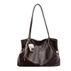 Bolso tote minimalista de nicho estilo coreano 2026 para mujer, nuevo bolso cubo de gran capacidad, bolso de hombro cruzado informal para el día a día