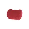 Juego de Soporte Lumbar y Reposacabezas para Coche de Espuma Viscoelástica, Cojín Cervical de Gamuza Color Sólido, Cojín Lumbar, Almohada para Coche Multicolor