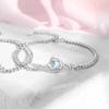 Original Internet Celebridade 925 Sterling Silver Casal Colar Pequeno Príncipe e Rosa Nicho Design Clavícula Colar de Corrente