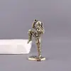 Latón Puro Puño Supremo Monje Ciego Li Qing Retro Objetos Viejos Decoración Creativa de Escritorio Mascotas de Té Artesanías Adornos de Cobre