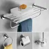 Estante para toallas de acero inoxidable 304, instalación sin taladro, estante de almacenamiento para baño, barra para toallas de baño, accesorios de baño