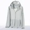 Ropa de Protección Solar de Seda de Hielo de Talla Grande UPF50 Negocios Anti-UV Ciclismo al Aire Libre Ropa de Protección Solar Verano Estilo Delgado para Hombres y Mujeres