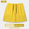 Shorts de praia mais vendidos transfronteiriços para uso ao ar livre, shorts casuais de verão, soltos, respiráveis, impermeáveis, corte reto com forro, shorts masculinos de secagem rápida