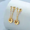 Brincos de tacha retro franceses com franja de contas duplas para mulheres Prata de lei 925 personalizados moda ins tendências brincos de tacha nicho temperamento joia de orelha