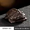 Arena púrpura mascota de té afortunada y valiente tapa para tetera soporte juego de tapas adornos de mascota de té de boutique se puede criar té jugar bandeja de té adornos de mesa de té