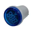 Voltmeter de plug europeu redondo display digital indicador LED instrumento de exibição de voltagem fabricantes atacado