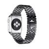 Correa de acero inoxidable con diseño de panal para Apple Watch 8/7/se/6/5/4/3/21, compatible con escamas de pescado de Apple.