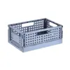 Cesta de Frutas Plegable Cocina Fruta Plástico Plegable Cesta Fabricante En Stock Logística Rotación Estante Apilable Caja de Almacenamiento