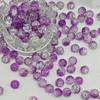 Cuentas de palomitas de maíz de 8 mm/10 mm, hechas a mano, cuentas de vidrio para manualidades, cuentas de vidrio con agujero recto, cuentas redondas para pulseras y collares.