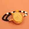 Tetera con Mango de Latón Mini Pixiu Tetera Pequeña Pieza de Mango Giratorio Instantáneo Adorno Artesanal de Mahjong