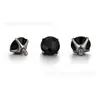 Guanzhiniu F136 / G23 Liga de Titânio Quatro Garras Pedra Natural Cabeça Rosqueada Brincos Piercing Joias Acessórios