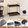 Estante de Almacenamiento de Doble Capa de Madera para Escritorio para Uso Doméstico en Dormitorio, Baño, Cocina, Estante de Almacenamiento Multipropósito, Organizador de Condimentos para Encimera