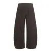 Calça Casual de Veludo Cotelê com Pregas Duplas para Homens, Estilo Streetwear Solto, Calça de Pernas Largas Versátil Desconstruída de Workwear