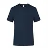 Camiseta Personalizada de Seda Helada de Secado Rápido de Manga Corta, Sudadera de Verano Delgada con Cuello Redondo Transpirable con Logo Estampado de Malla Estrellada
