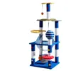 Estructura para trepar gatos con cielo estrellado, Tabla rascadora para gatos, Poste rascador para gatos, Afilador de garras de cápsula espacial, Plataforma de salto vertical resistente al desgaste y que no suelta pelo, Cama para gatos