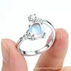 Anillo Giratorio de Plata Tailandesa para Alivio de la Ansiedad, Anillo para el Dedo Índice con Múltiples Círculos y Cuentas de la Suerte, Moda Estilo Coreano, Regalo de Moda para Mejores Amigos