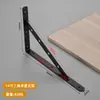 Soporte de estante triangular engrosado, marco de soporte de partición fija de escritorio en ángulo recto, estante de pared de 90 grados