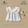 Camisa Feminina 2026 Chegadas de Verão Roupas Infantis e para Crianças Pequenas Camisa de Boneca Camiseta Roupas de Verão para Bebê Menina Blusa de Base