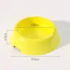 Tigela Única de Plástico Colorida Promocional para Animal de Estimação, Tigela Redonda para Gato, Tigela de Ração para Cachorro, Suprimentos para Tigela de Cachorro, Atacado do Fabricante Utensílios para Ração de Animais de Estimação
