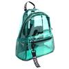 Mochila Transparente al por Mayor Nueva Moda para Mujer Bolso de Gelatina Mochila de PVC Impermeable Bolsa de Playa Viaje Mochila Escolar Personalización