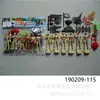 Casa de Brincar Tradicional para Exportação Infantil Conjunto Militar Brinquedos/12cm Paraquedas Modelo de Brinquedo Militar
