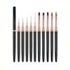Set de Bolígrafos para Uñas Artísticas Transfronterizo de 10 Piezas Línea Ultra Fina Dibujo Línea de Sonrisa Francesa Dibujo de Rejilla Pintura Bolígrafo de Gel