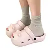 Modelo Nuevo 2026 Zuecos de Cerdo Lindos para Estudiantes de EVA, Ligeros y Duraderos, Sandalias de Playa para Exteriores de Verano para Mujer
