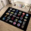 Alfombra de Baloncesto NBA Alfombra Sala de Estar Sofá Mesa de Café Manta Dormitorio Mesita de Noche Dormitorio Alfombra de Piso Cancha Deportiva Creativa Alfombra