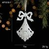 Decoraciones Navideñas Hong Kong Heng brillo blanco suministros para diseño de escena anillo de ratán para colgar en la puerta colgante para tienda