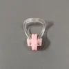 Pinza para la nariz en caja Congestión nasal para nadar Impermeable Universal para adultos y niños Silicona suave Equipo de natación Suministros deportivos para el agua Equipo