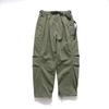 TKPA overol japonés retro multibolsillos pantalones largos hombres y mujeres CityBoy calle americana pantalones casuales funcionales moda