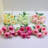 Pequeño capullo de té peonía flor artificial peonía hogar boda sosteniendo rosa Philippos adornos de decoración de mesa