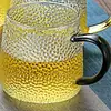 Venta al por mayor de fabricantes de Vasos de Agua de Vidrio Martillado de Colores para Uso Doméstico, Vasos de Leche Resistentes a Altas Temperaturas, Vasos de Té de una Sola Capa de Vidrio de Borosilicato Alto, Personalizables