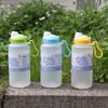 Copo de Água de Plástico à Prova de Vazamento e Resistente a Quedas Bebê Portátil Garrafa de Água Copo com Canudo Estudante Copo Esportivo ao Ar Livre 450-600ml