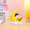 Lindo Nuevo Portalápices Lámpara Adorno de Gato Siamés Creativo Gato Brillante Decoración de Escritorio Almacenamiento Regalo Festivo