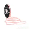 Lazo de regalo de color sólido de 1 cm flor decorativa para envolver material para ramos de cinta de satén venta al por mayor