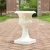 Maceta de Columna Romana Estilo Europeo Soporte para Flores Maceta Trofeo Retro Jardín Terraza Jardinería Camino de Boda Guía Balcón Hogar
