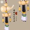 Colgante de perfume de coche de fábrica Xiangyun, calabaza de loto de jade verde, colgante creativo para decoración de coche, accesorios para coche al por mayor