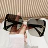 Óculos de Sol Fashion Feminino Alto Padrão Tendência Estilo TikTok Óculos de Sol Europeu, Americano e Coreano Anti-UV