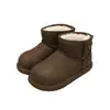 Nuevas Botas de Algodón Cálidas de Invierno para Niños, Botines Cálidos para Niños y Niñas, Botas de Nieve para Niños, Zapatos de Algodón para Niños 5242