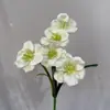 Flores Artificiales al por Mayor del Fabricante Ramo de 5 Cabezas Tulipanes Flip-Flap Boda Hotel Paisaje Decoración del Hogar Arreglo Floral Fotografía