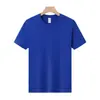 Camiseta de Algodão Puro com Gola Redonda e Manga Curta 180g Camiseta Publicitária Personalizada Verão Solta Roupas de Trabalho Brancas Logo Impresso Camiseta Cultural
