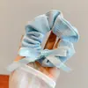 Elástico de Cabelo de Renda Estilo Coreano para Mulheres, Corda de Cabelo Elástica de Borracha, Acessório de Coque, Ornamento de Flor de Cabelo